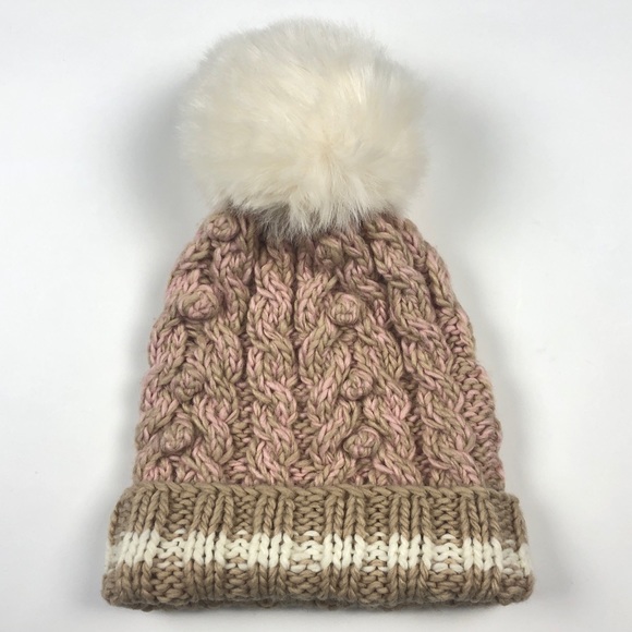 Free People Accessories - Free People Beanie Hat with Pom Pom